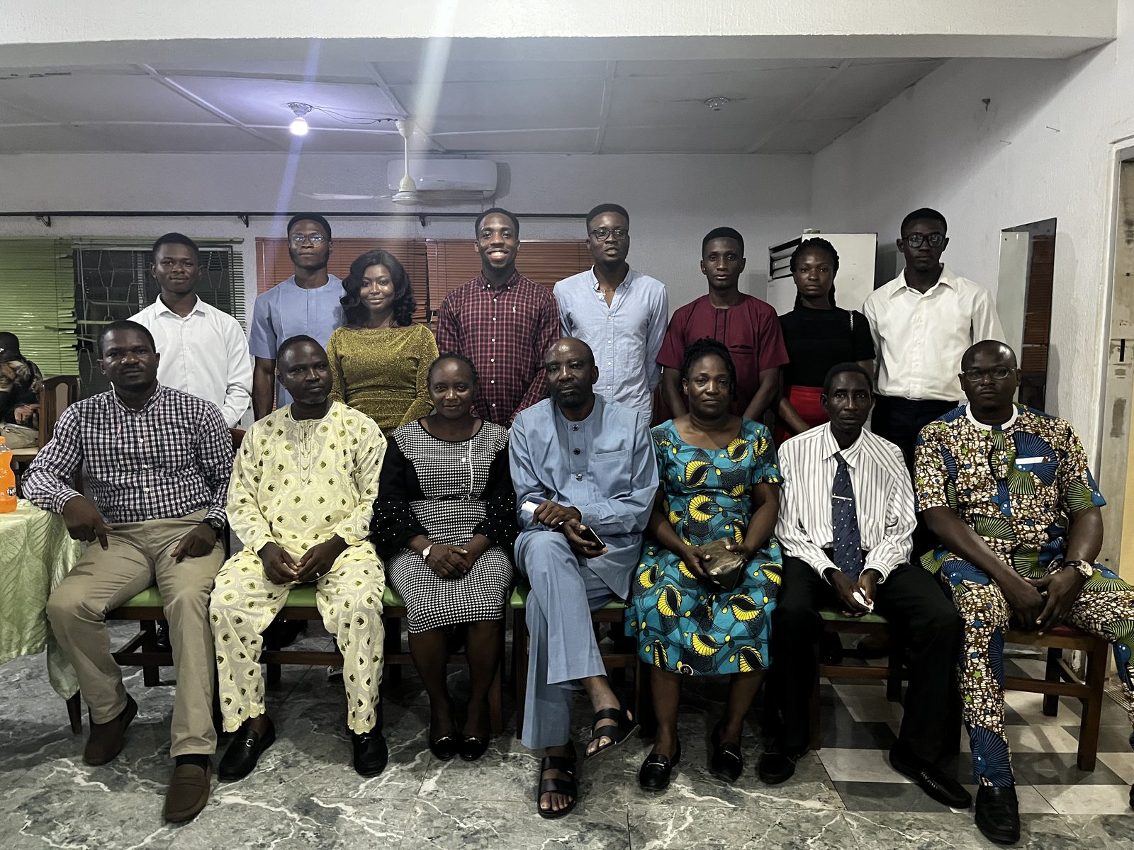 Faculty, alumni and members together
