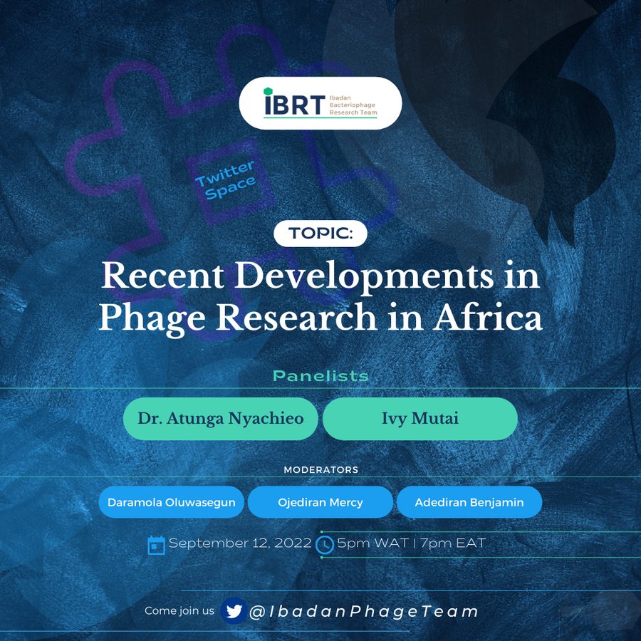 Twitter Space: Recent Developments in Phage Research in Africa